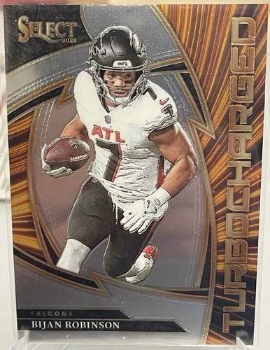 2025 Panini Select Bijan Robinson Turbocharged Atlanta Falcons #18