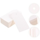  200pcs Unfinished Blank Label Paintable Retro Display Tags Diy Art Crafts