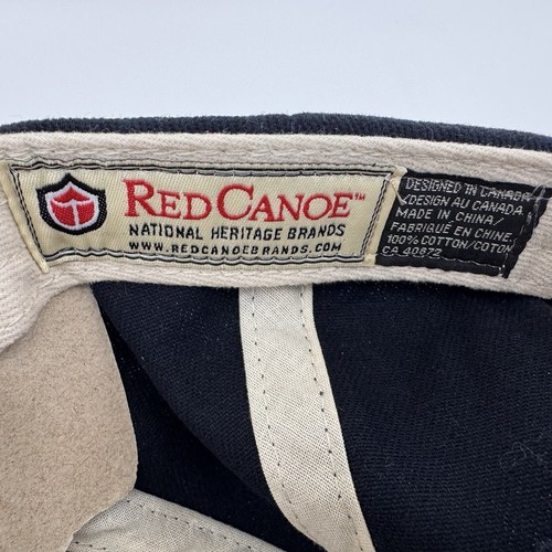 Red Canoe Avro Aircraft Navy Cap Hat- Navy A.V.ROE Canada Limited Circa 1945 NEW - Picture 8 of 11