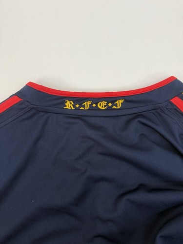 2009-2010 Spain Soccer Football Jersey Adidas Away Navy Blue Mens L - Picture 10 of 10