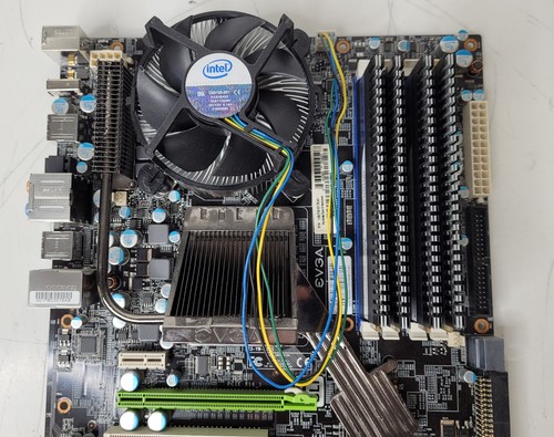 EVGA nForce 750i SLI Mainboard w/ Core 2 Quad Q6600 2.40GHz 8GB RAM 800MHz - Picture 4 of 7