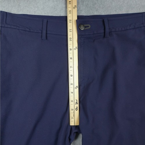Pantalones de recreo público para hombre 36x28 azul distribuidor chino 5 bolsillos día de trabajo golf informales  - Imagen 14 de 18