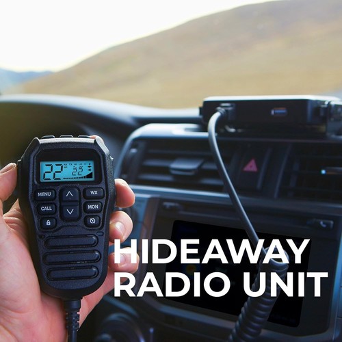 MicroMobile GMRS Radio: 50-Mile Range, Integrated Microphone, Magnetic Antenna - Picture 5 of 11