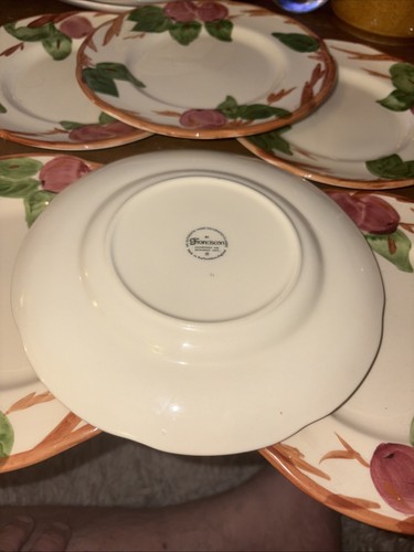 Franciscan Apple Salad Plates (England Backstamp), Set Of 6 - Picture 5 of 10