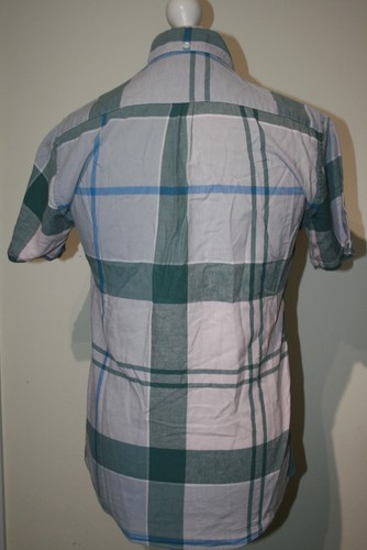 Barbour Douglas Check Shirt -S- Tailored Fit - Multicoloured - Linen Cotton Top - Picture 7 of 12
