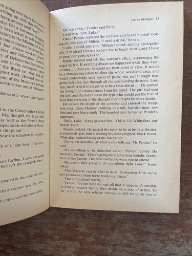 James Herbert -The Rats Have Found Their LAIR 1st UK Edition/New English 1979 - Picture 7 of 20
