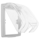 Klingelabdeckung Transparente Türklingel Türklingelschutz Steckerabdeckungen