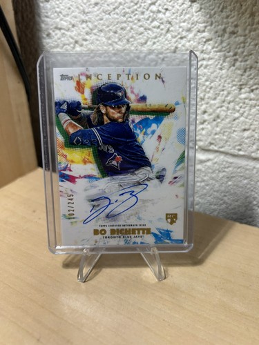Bo Bichette #BBI 2020 Topps Inception Rookies & Emerging Stars Autographs card