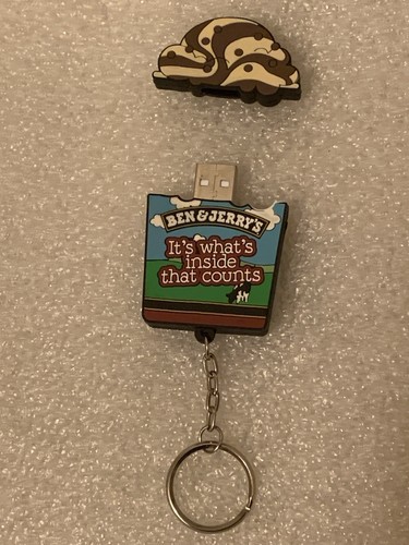 Ben and Jerrys Ice Cream USB 2.0 Flash Drive Memory Stick Dongle Porte-clés Keychai - Photo 6/8