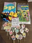 47 Pcs SpongeBob SquarePants Happy Birthday Party Decoration Complete Set..