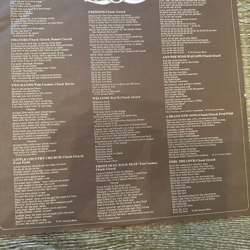 Liebeslied Gute Nachrichten Chuck Girard 1972 Gospel LP Platte Folk Christ Ex - Bild 9 von 10