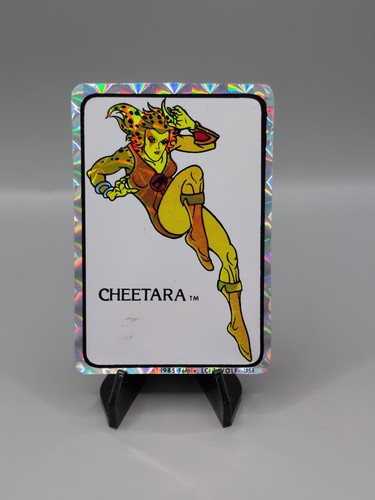 Vintage 1985 Thundercats Vending Machine Prism Sticker, CHEETARA
