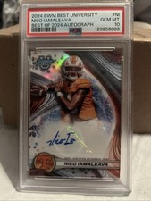 2024 Bowman Best U Nico Iamaleava Auto PSA GEM MT 10