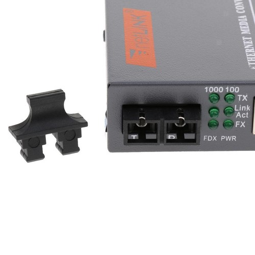 Convertisseur multimédia externe Gigabit Ethernet émetteur-récepteur monomode double fibre - Photo 2/4