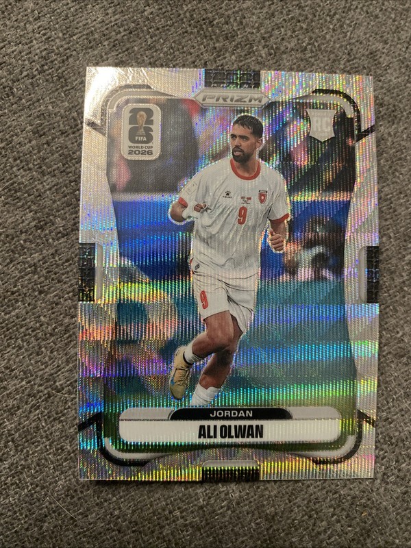 2026 Panini Prizm FIFA World Cup Ali Olwan Rookie Wave Prizm #268 Jordan
