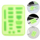 3 Sets of 16Pcs Silicone Cover For Notebook Rj45 Audio Port Dustproof