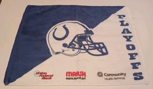 Cabeza de Bobble Colts + Bandana + 4 Toalla de Estadio Indianapolis Colts vs Broncos 2013 De Colección - Imagen 9 de 17