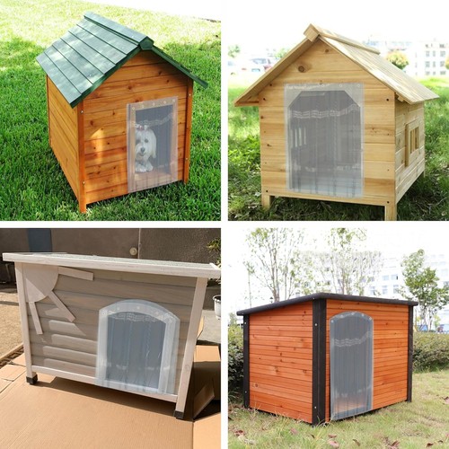 Dog Door Replacement Flaps, Safe PVC 11.8in x 4.9ft, Transparent Light Blue - Picture 7 of 8