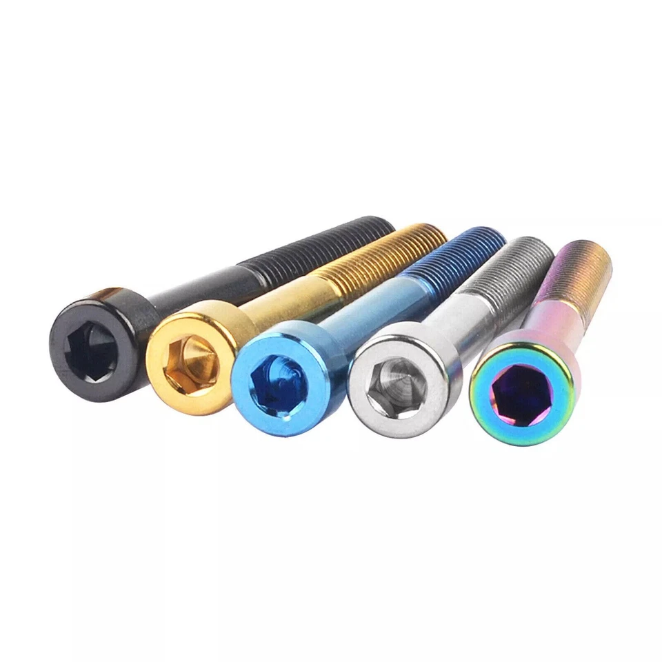 Титановый болт M8x15 20 25 30 35 40 45 50 60 70 мм шестигранные винты Allen Ti - Изображение 4 из 4