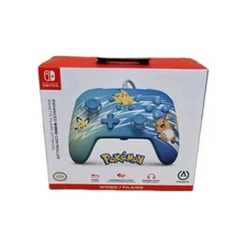 PowerA Enhanced Wired Controller, Nintendo Switch - Pokemon Pikachu Themed NEW 