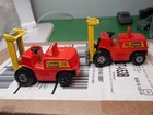 Vintage Lesney Matchbox Forklift Lot Of 2 No. 15 England, Missing Tine On One
