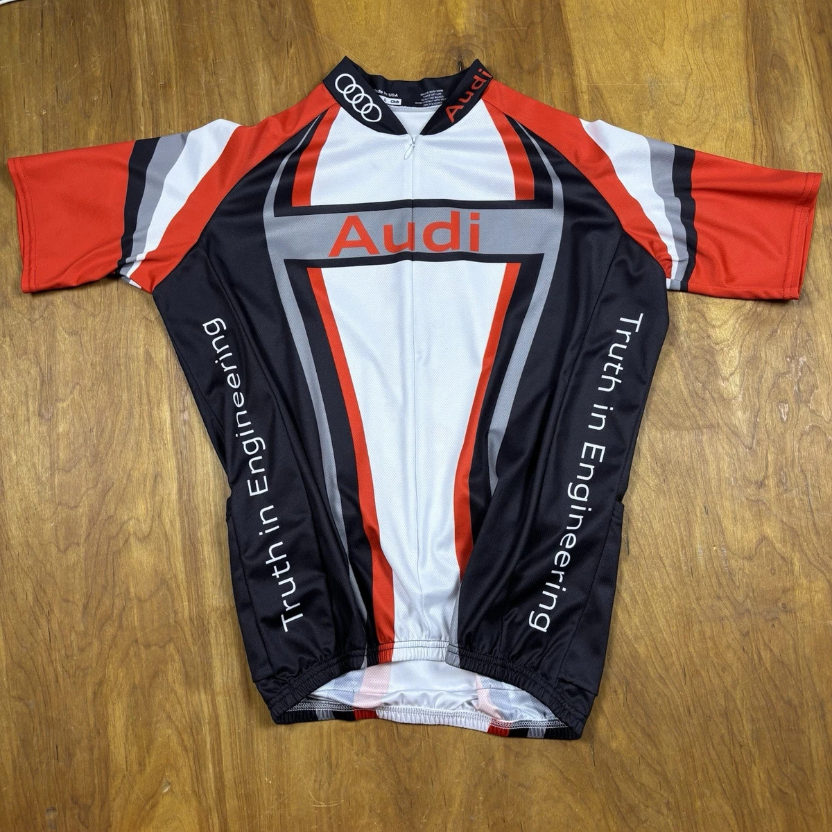 Gilet Cycliste Audi Par Cuore, Noir, Taille L, Coupe-vent Homme