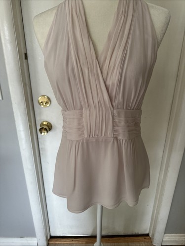 Nwt Banana Republic Chiffon Halter Top Size 6 - Picture 11 of 19