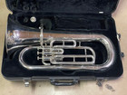 YAMAHA YEP-201MS Euphonium Silver-Plated with Case, Bach 5GS Mouthpiece Japan Me