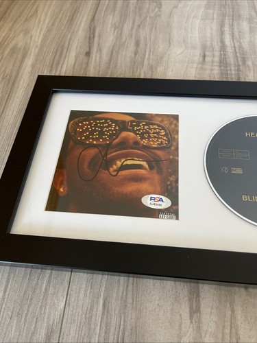 The Weeknd Signed Autographed Album CD Cover Framed HEARTLESS PSA/DNA COA 5 - Picture 2 of 3