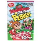 Fruity Pebbles Strawberries & Cream Cereal Limited Edition 283g Box (USA Import)