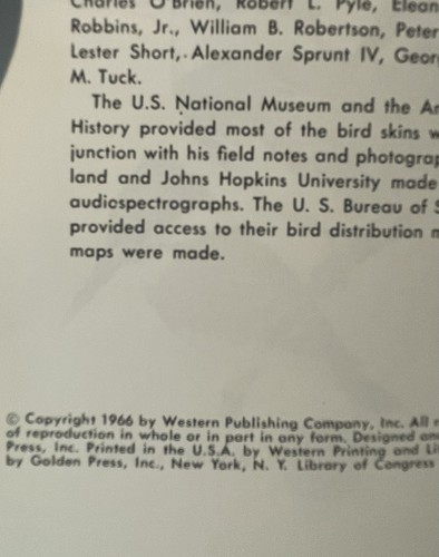 A Guide to Field Identification BIRDS of North America 1966 HCDJ - Picture 5 of 5