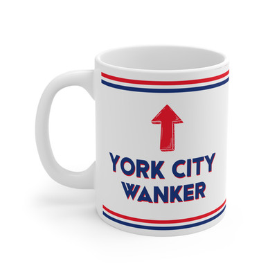 York City Wichstasse Tasse 11 Unzen Neuheit lustige Geschenkidee Tee Kaffee Fan