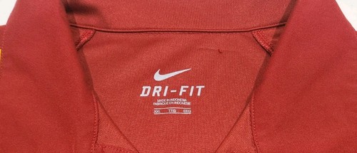 Iowa State Cyclones Nike Dri-Fit Polo Shirt Mens XXL Red Performance NCAA Sports - Picture 7 of 8