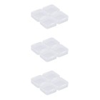 3 PCS Durchsichtige Box Aufbewahrungsbox Für Schmuck Schmucklagerbehälter