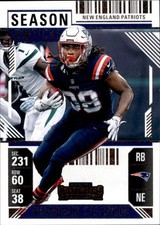 2024 Panini Contenders - Rhamondre Stevenson #68 Season Ticket