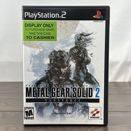 Metal Gear Solid 2 Playstation 2 PS2 nur Display Hülle ohne Spiel oder Anleitung