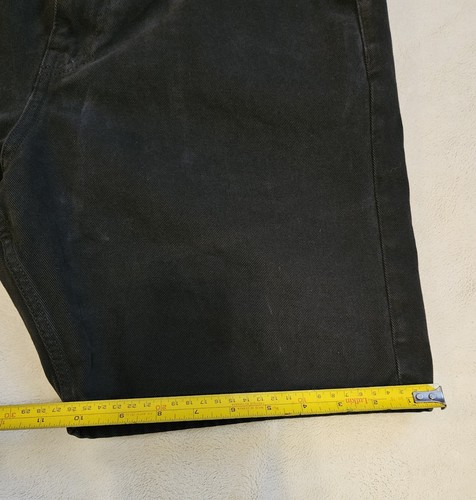 Jack & Jones Denim Cotton Regular Black Jorts Jean Shorts Mens Large L W34" - Picture 12 of 12