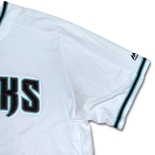 Majestic Arizona Diamondbacks Jersey Para Hombre 2XL Blanco Jake Lamb #22 Cool Base MLB - Imagen 7 de 20