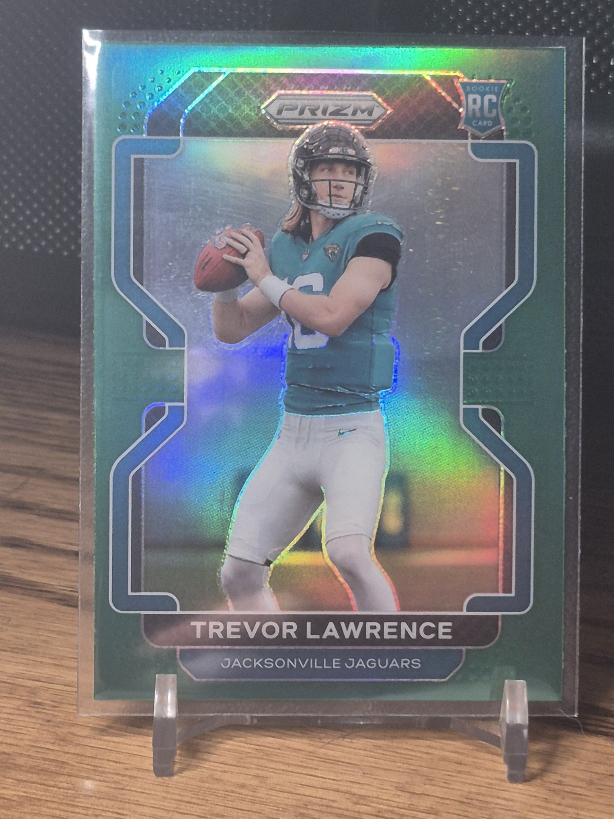 2021 Panini Prizm Trevor Lawrence RC #331 Green Prizm Jaguars