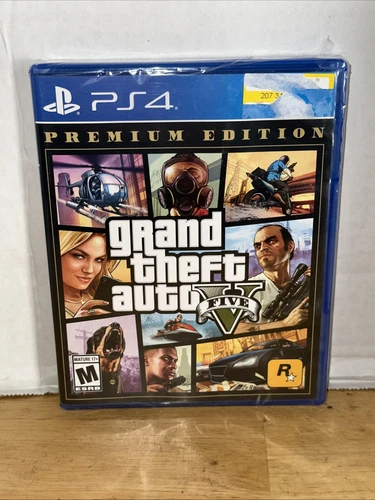 Grand Theft Auto V Premium Edition GTA 5 PS4 (Sony PlayStation 4, 2013)