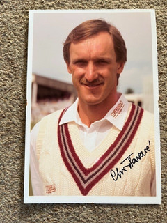 Chris Tavare England Excellent Signed Postcard
