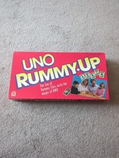 1993 MATTEL INTERNATIONAL GAMES UNO RUMMY UP TILES GAME COMPLETE