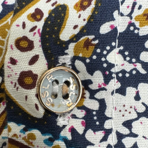 Camisa de vestir SSLR para hombre X-grande de cachemira con botones manga larga estampado por todas partes - Imagen 8 de 23