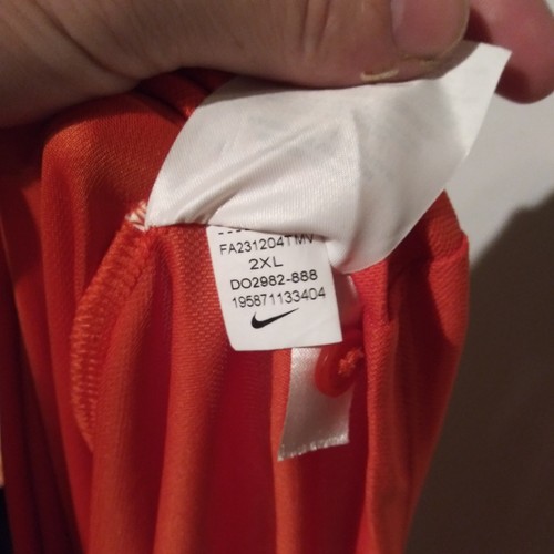Nike Dri Fit Clemson Tigers orange Poloshirt Herren Größe 2XL bestickt - Bild 4 von 5