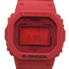 CASIO G SHOCK G Shock Red Out DW 5635C 4JR Digital Quartz Rubber Red Men s Watch