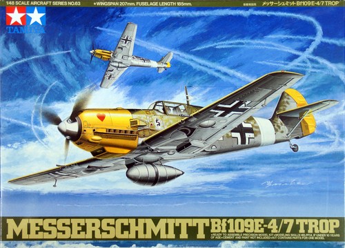 Tamiya 61063 Messerschmitt BF109E-4/7 Trop Maßstab 1:48 - Bild 3 von 3