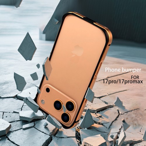 For iPhone 17 Pro Max 17 Air Slim Metal Case Frame Edge Bumper Shockproof Cover - Picture 10 of 25