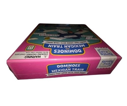 NEW Dominoes & Mexican Train Game Family First Games Kid Friendly Age 4+ SEALED! - Picture 4 of 7