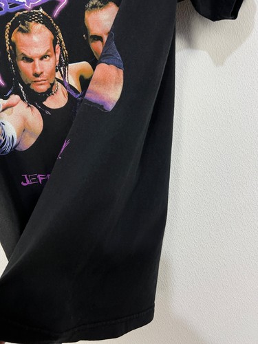 Vintage The Hardys WWE Wrestling Shirt Jersey Tee WWF Rare Hype Over Print M - Picture 10 of 16