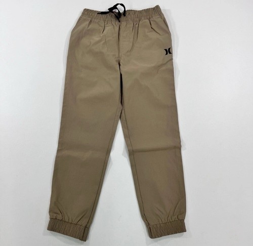Hurley BOYS' H2O-DRI WOVEN JOGGER Pull On khaki Size L Athletic - Picture 3 of 3